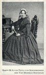 106669 Portret van M.A. baronesse van Tuyll van Serooskerken - van Marselis Hartsinck, geboren 1796, diakones te ...
